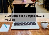 amc区块链属于哪个公司[区块链aml是什么意思]